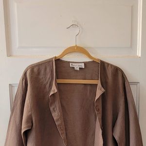 Elliott Lauren, brown cardigan, size medium